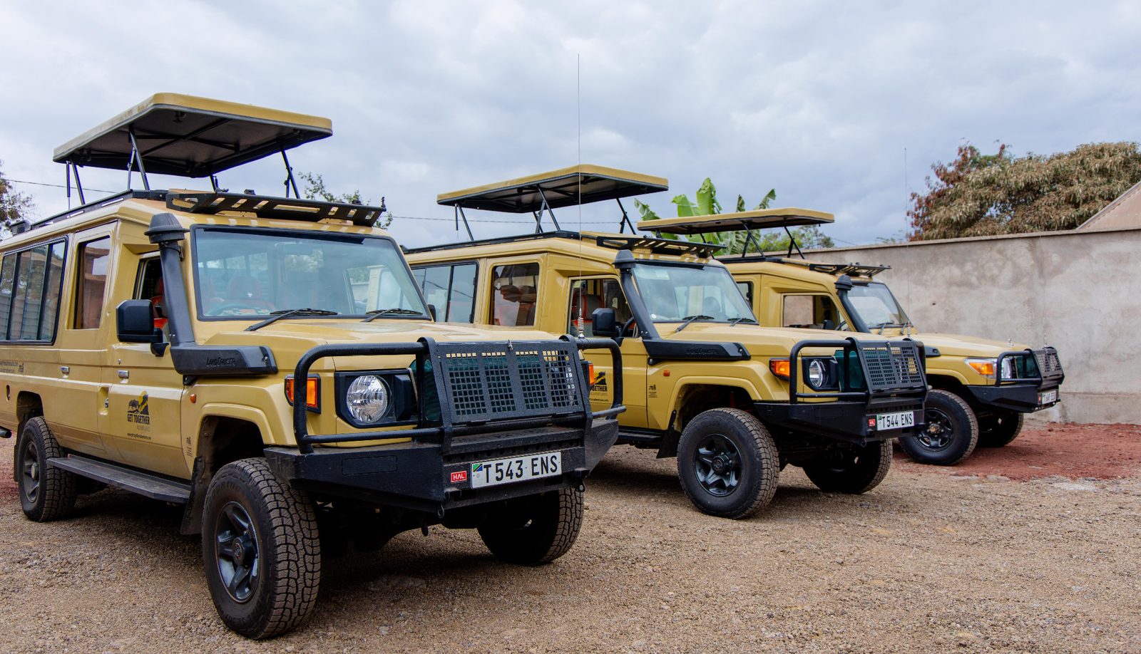 Get Together Adventures custom 4x4 safari Land Cruisers fleet